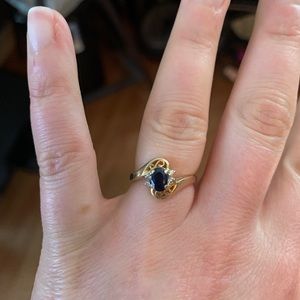 14k sapphire ring